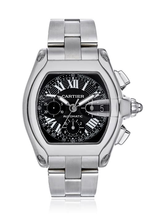 cartier roadster xl diamond|cartier roadster xl chronograph watch.